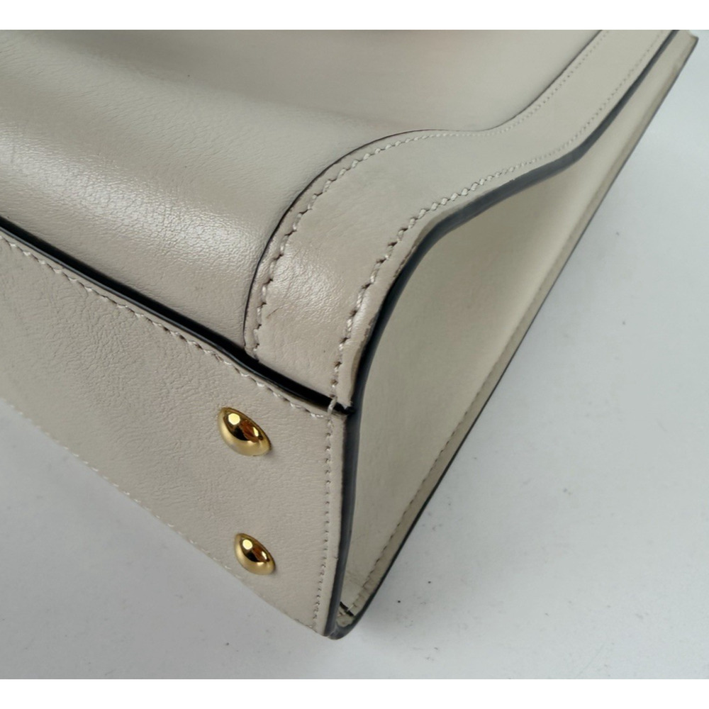 Gucci Diana Small Tote Bag in Beige with Orange Fluo Leather Bamboo Handles B5 - Picture 7 of 16
